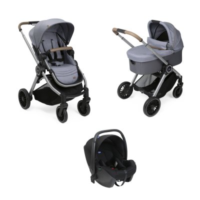 CHICCO Poussette trio best friend pro light magnet grey