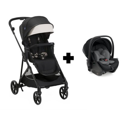 Poussette duo seety + siège auto first seat recline seety black