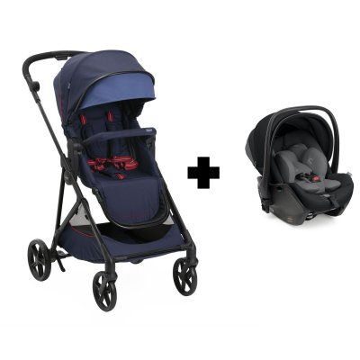 Poussette duo seety + siège auto first seat recline oxford blue