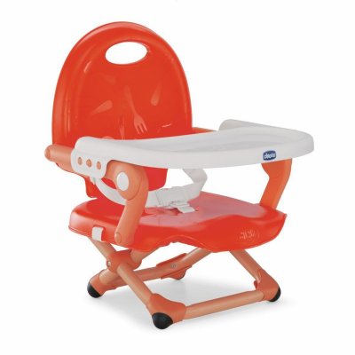 Rehausseur de chaise pocket snack poppy red