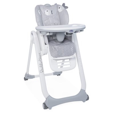 Chaise haute bébé wheely gris de Bo jungle sur allobébé