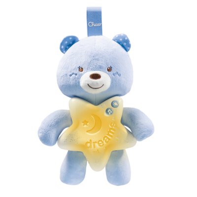 CHICCO Veilleuse bébé petit ourson bleu