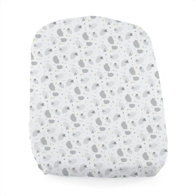 Lot de 2 draps housses next2me forever grey sheep