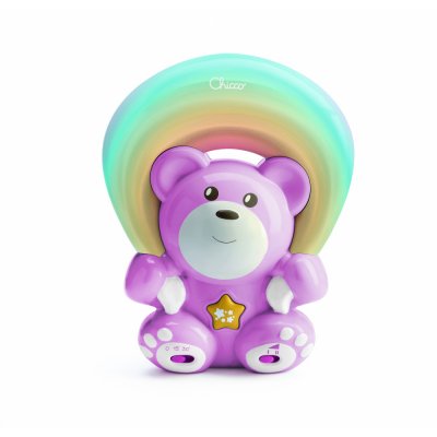 L'ourson arc-en-ciel - rose