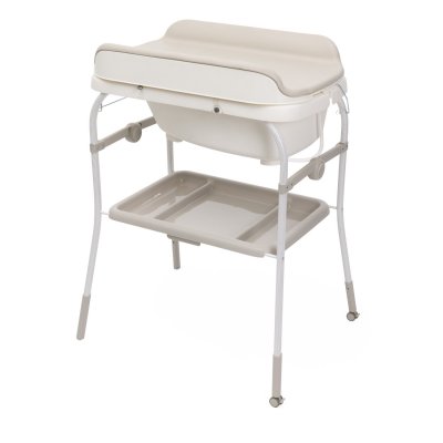 Table à langer soft bubble avec baignoire intégrée armonia motherpearl