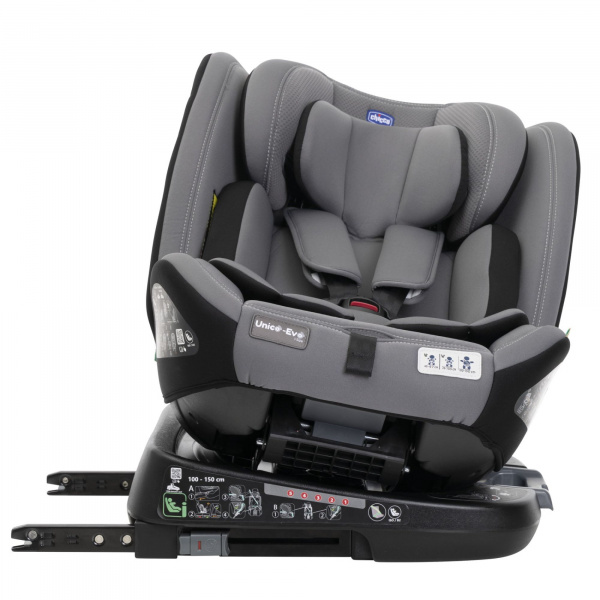 Siège-auto pivotant unico evo i-size grey black Chicco