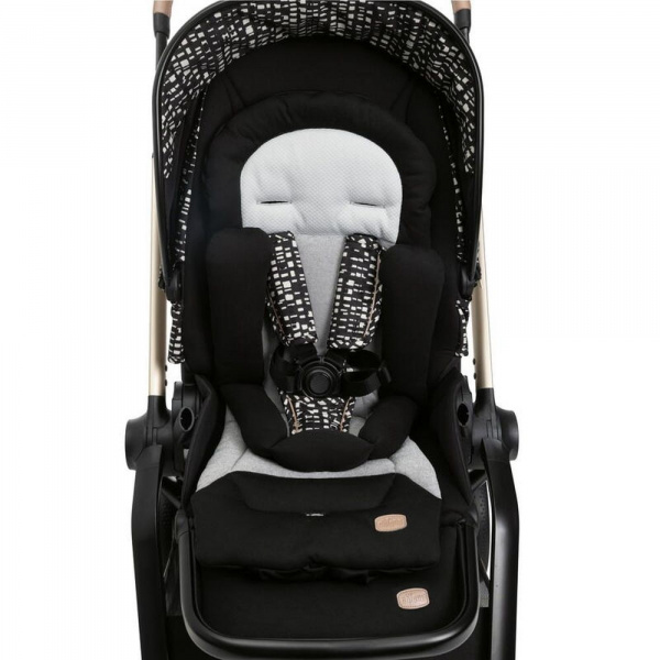 Poussette trio mysa dew re_lux + siège auto first seat recline i-size black satin + nacelle Chicco