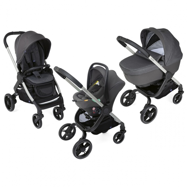 Poussette trio alysia i-size anthracite Chicco