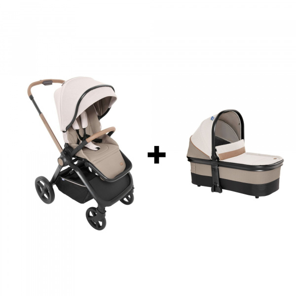 Poussette duo mysa light amber glow + nacelle mysa Chicco