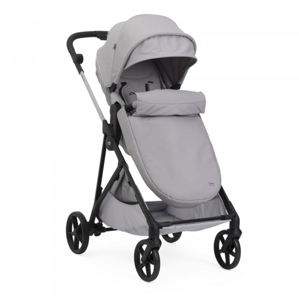 Poussette duo seety² cloud + siège auto first seat recline i-size black satin Chicco