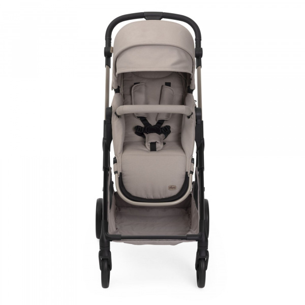 Poussette seety² sandshell + siège auto first seat recline i-size black satin Chicco