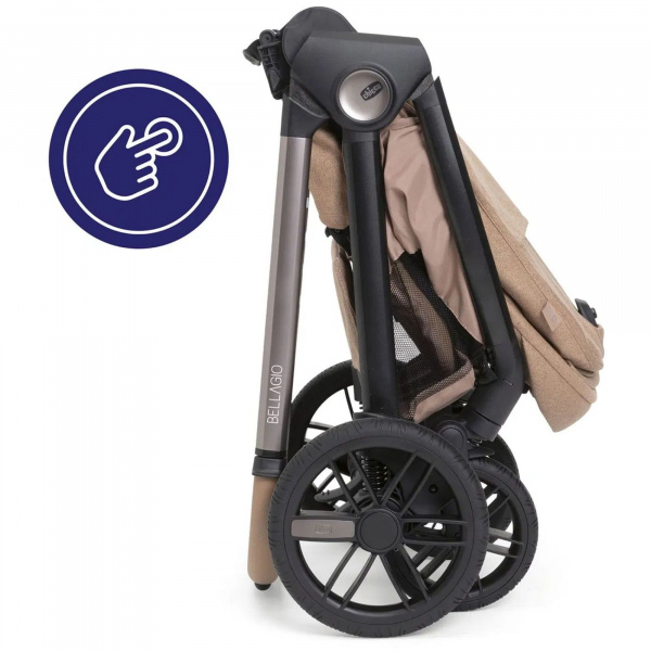 Poussette duo belllagio 2 caramel + siège auto kory essential Chicco