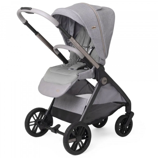 Poussette duo belllagio 2 lunar rock + siège auto kory essential Chicco