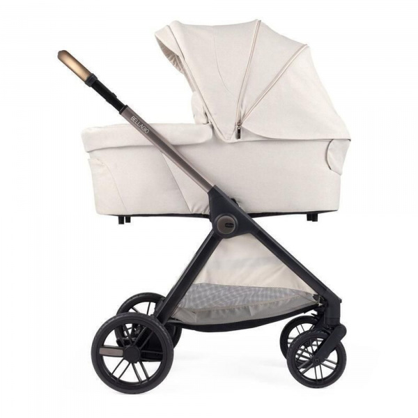 Poussette trio bellagio 2 + first seat recline + nacelle flexi + fullseat 360 avec base amber glow Chicco