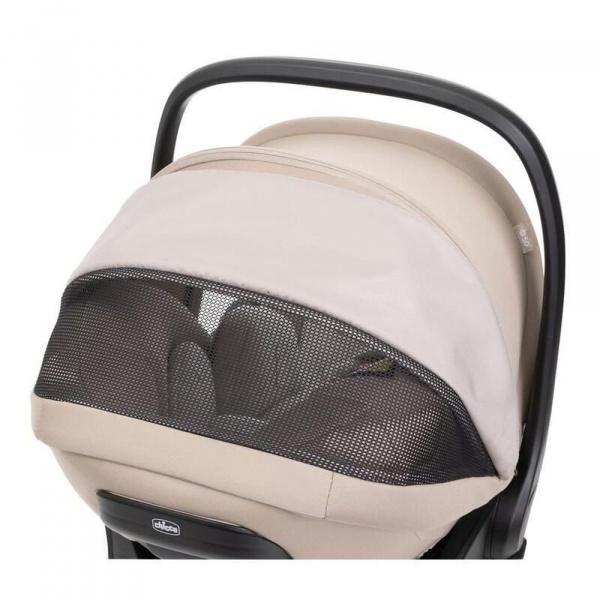 Poussette trio bellagio 2 + first seat recline + nacelle flexi + fullseat 360 avec base amber glow Chicco