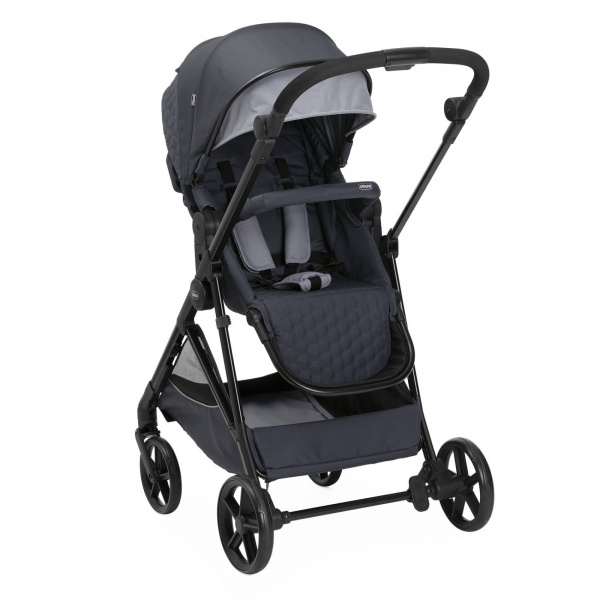 Poussette trio seety boston grey + siège auto kory i-size essential + nacelle seety Chicco