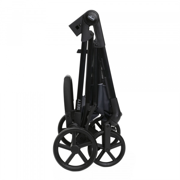 Poussette trio seety boston grey + siège auto kory i-size essential + nacelle seety Chicco