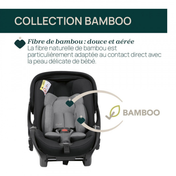 Poussette duo mysa dew re_lux + siège auto first seat recline i-size black satin Chicco