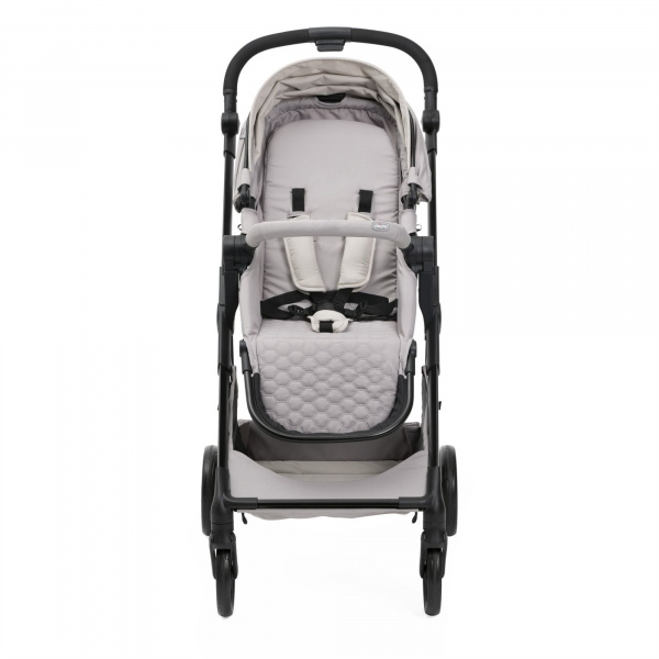 Poussette trio seety florence beige + siège auto kory i-size essential + nacelle seety + bi-seat air i-size + base 360° Chicco