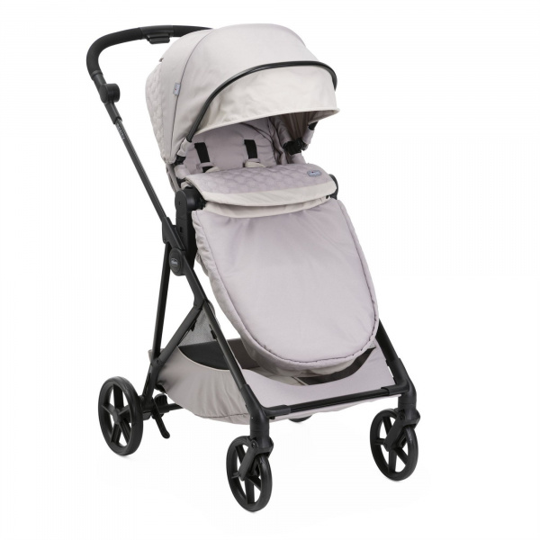 Poussette trio seety florence beige + siège auto kory i-size essential + nacelle seety + bi-seat air i-size + base 360° Chicco