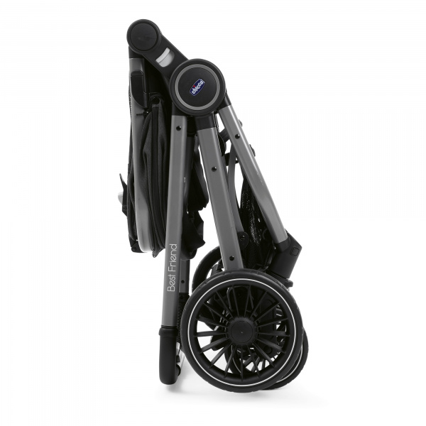 Poussette trio best friend pro + siège auto kory i-size + nacelle light pirate black Chicco