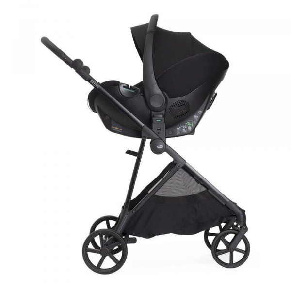 Poussette trio seety2 + siège auto kory + nacelle seety ebony Chicco