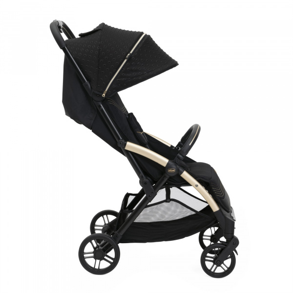 Poussette duo goody xplus - black re_lux + siège auto first seat recline i-size black satin Chicco