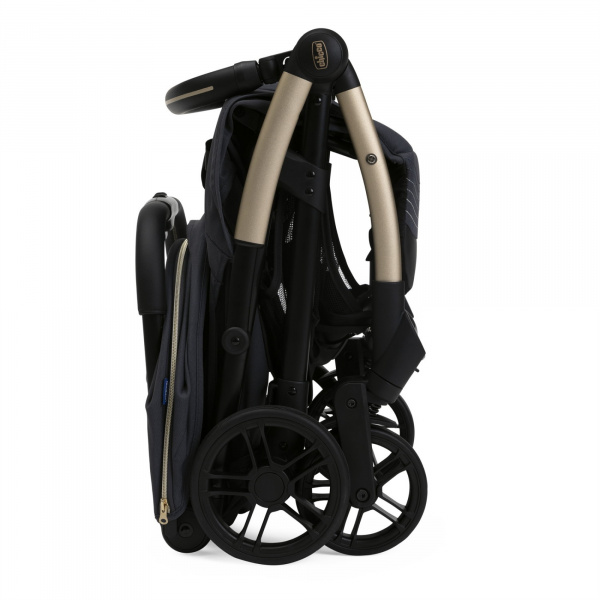 Poussette duo goody xplus - dark shadow + siège auto first seat recline i-size black satin Chicco