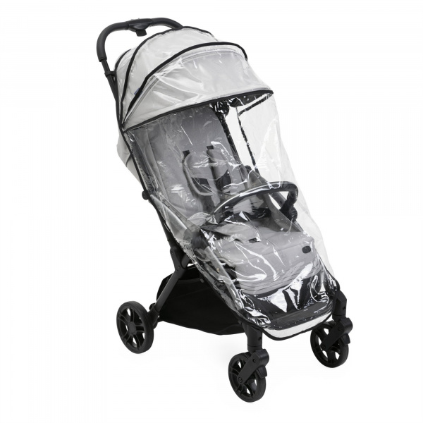 Poussette duo goody xplus - pearl grey + siège auto first seat recline i-size black satin Chicco