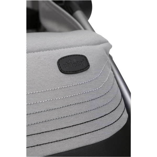 Poussette duo goody xplus - pearl grey + siège auto first seat recline i-size black satin Chicco