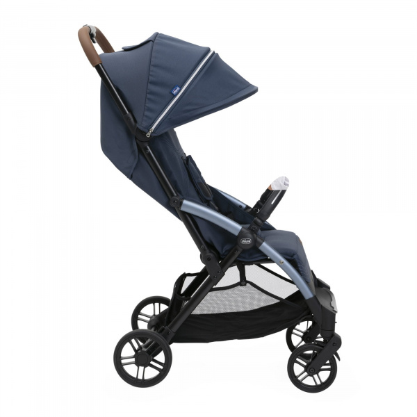 Poussette duo goody xplus - radiant blue + siège auto first seat recline i-size black satin Chicco