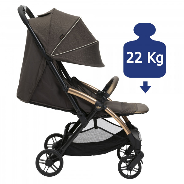 Poussette duo goody xplus - bronze lizard re_lux + siège auto kory i-size essential Chicco