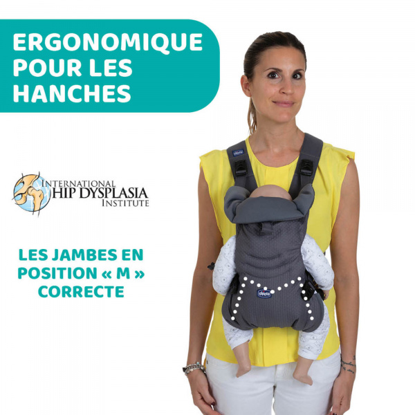 Porte-bébé ventral easyfit black night Chicco