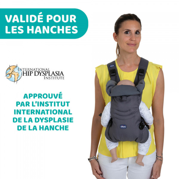 Porte-bébé ventral easyfit moon grey Chicco