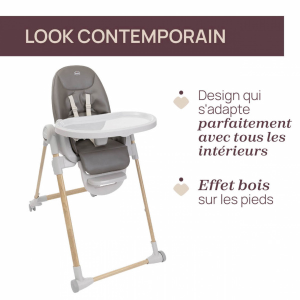 Barre de jeu arc-en-ciel chaises polly armonia neutre Chicco