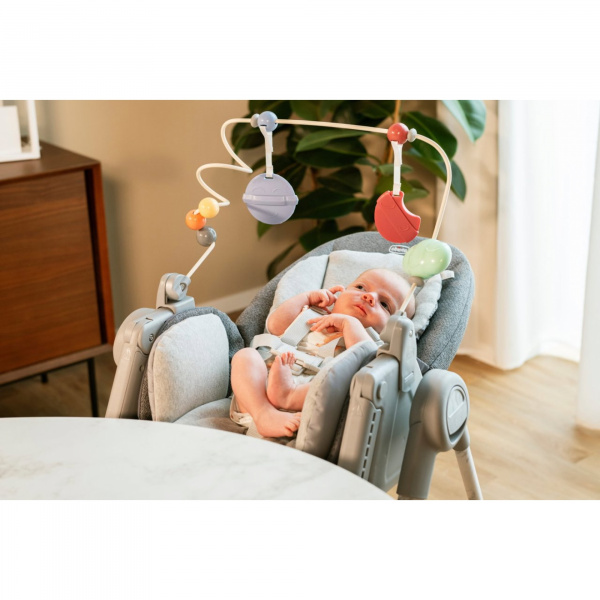 Barre de jeu arc-en-ciel chaises polly armonia neutre Chicco