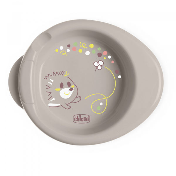 Assiette maintien au chaud gris Chicco