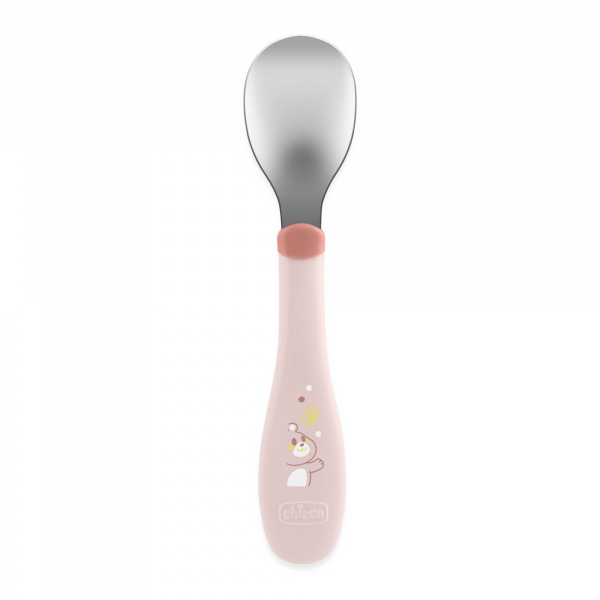 Couverts en métal rose Chicco