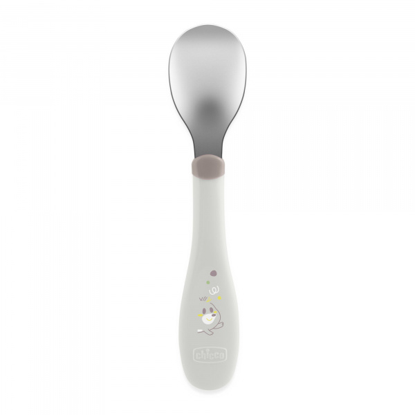Couverts en métal gris Chicco