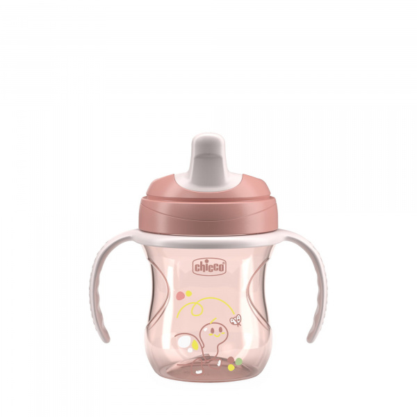 Tasse d'apprentissage rose Chicco