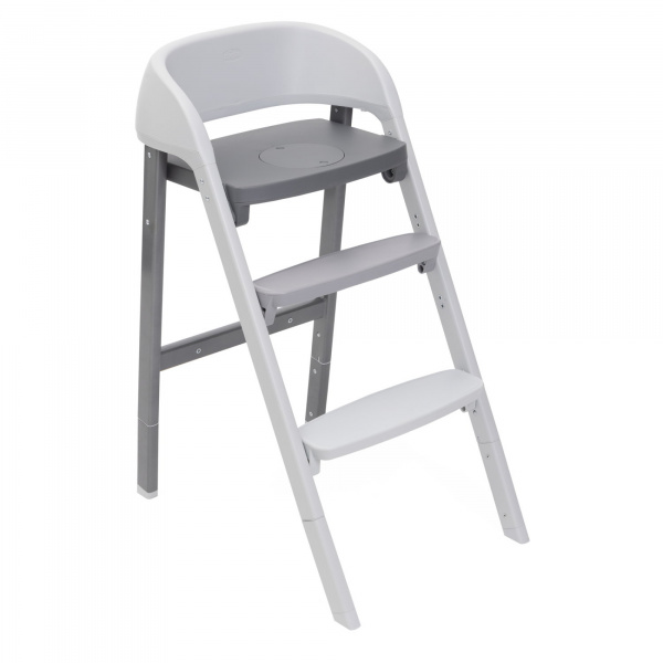 Chaise haute crescendo up steel cloud re_lux Chicco