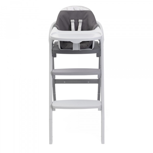 Chaise haute crescendo up 2 en 1steel cloud re_lux avec siège de naissance Chicco
