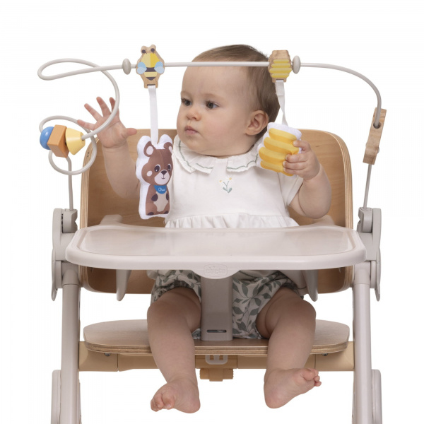 Barre de jeu bébé pour chaise haute meraviglia Chicco