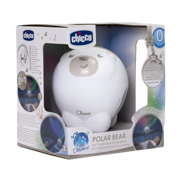 Projecteur ourson polaire beige Chicco
