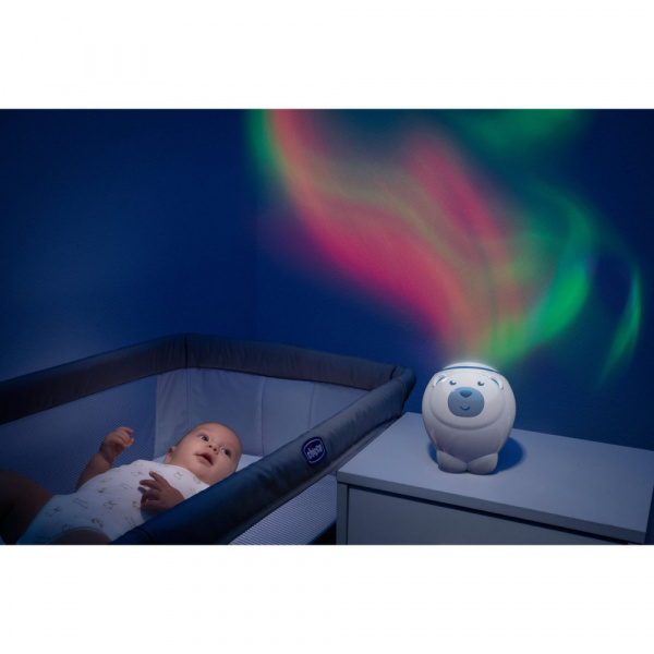 Projecteur ourson polaire bleu Chicco