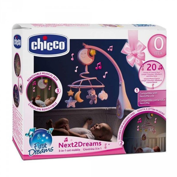 Mobile bébé next 2 dreams rose Chicco