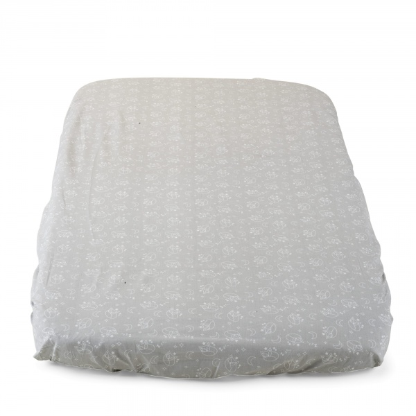 Lot de 2 draps housse next 2 me forever grey fox Chicco