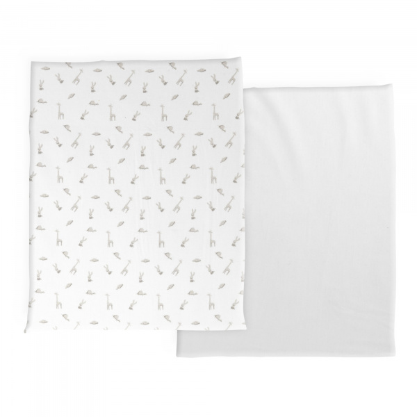 Lot de 2 draps housses next2me forever Chicco