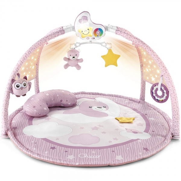 Tapis d'éveil bébé colors gym rose Chicco
