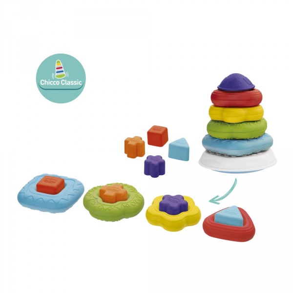 Anneaux à empiler 2 en 1 Chicco